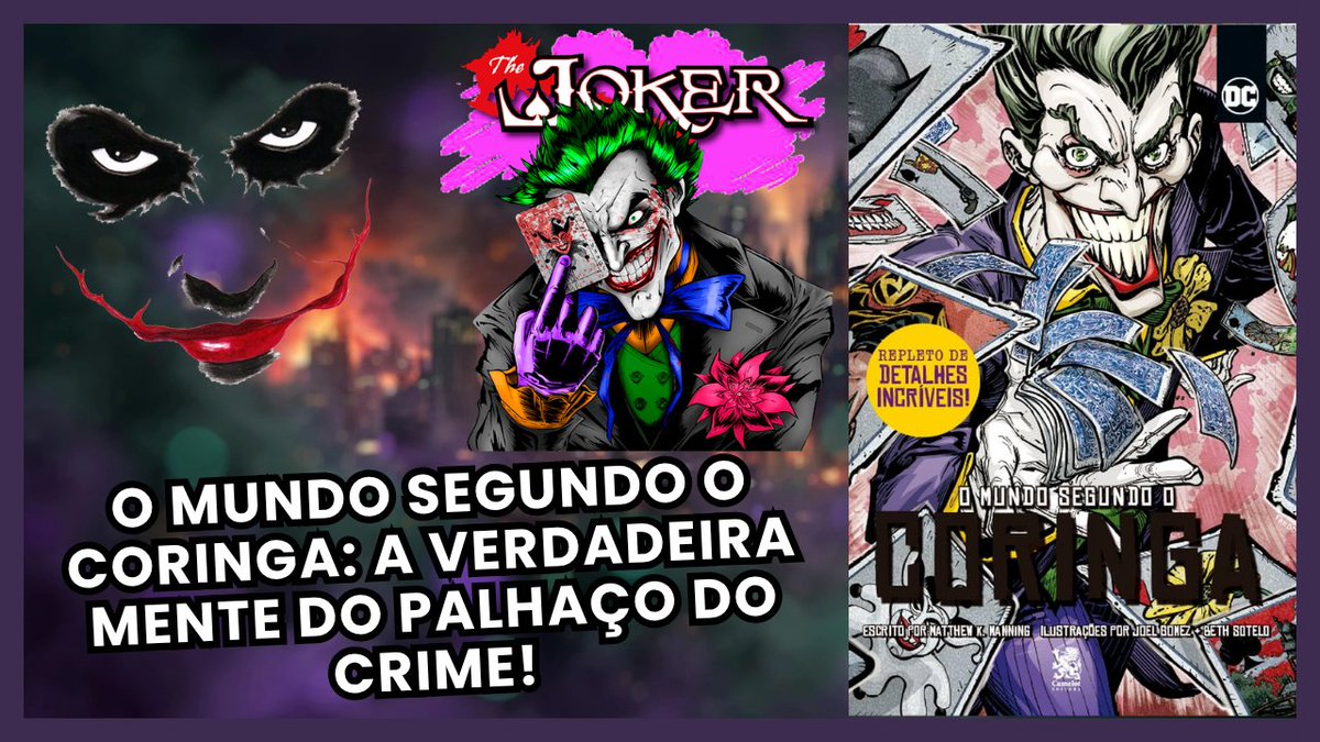 KaferVerso's tweet photo. 🤡 E se o próprio Coringa pudesse explicar como ele enxerga o mundo
Em O Mundo Segundo o Coringa, entramos na mente do Palhaço do Crime
🎬 Confira o vídeo completo no Kaferverso!
https://t.co/KsAvlQMaCh
#Coringa #Joker #Batman #DCComics #HQ #CulturaNerd https://t.co/TkT7J2ZGDY
