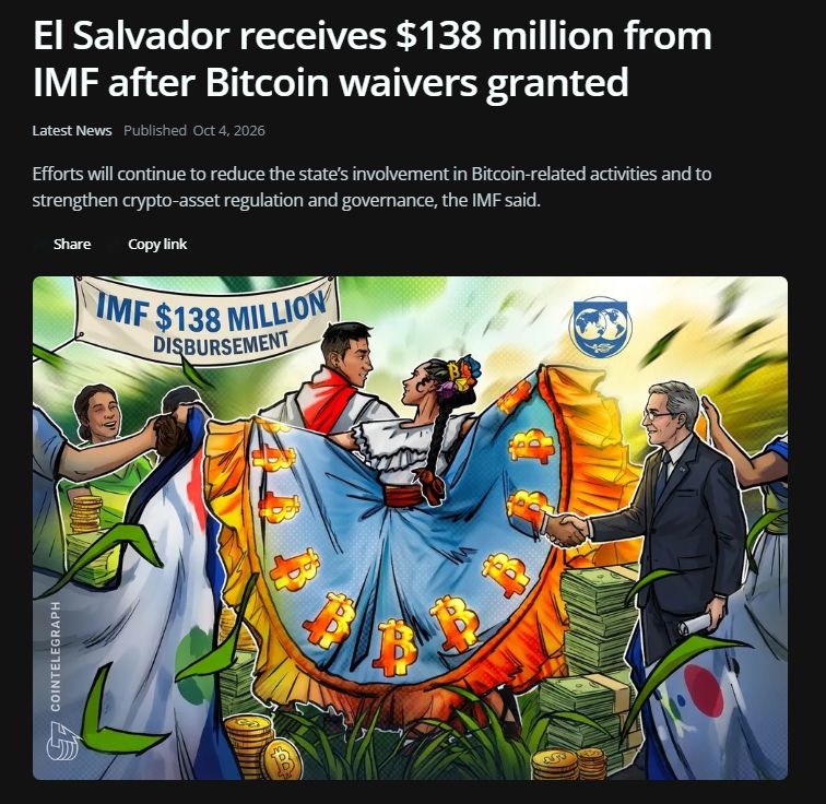 IMF money? 👇 Drop your take!

⚠️ Educational content only, not financial advice. Crypto is extremely volatile. Do your own research. 🙏
 [📷](https://pbs.twimg