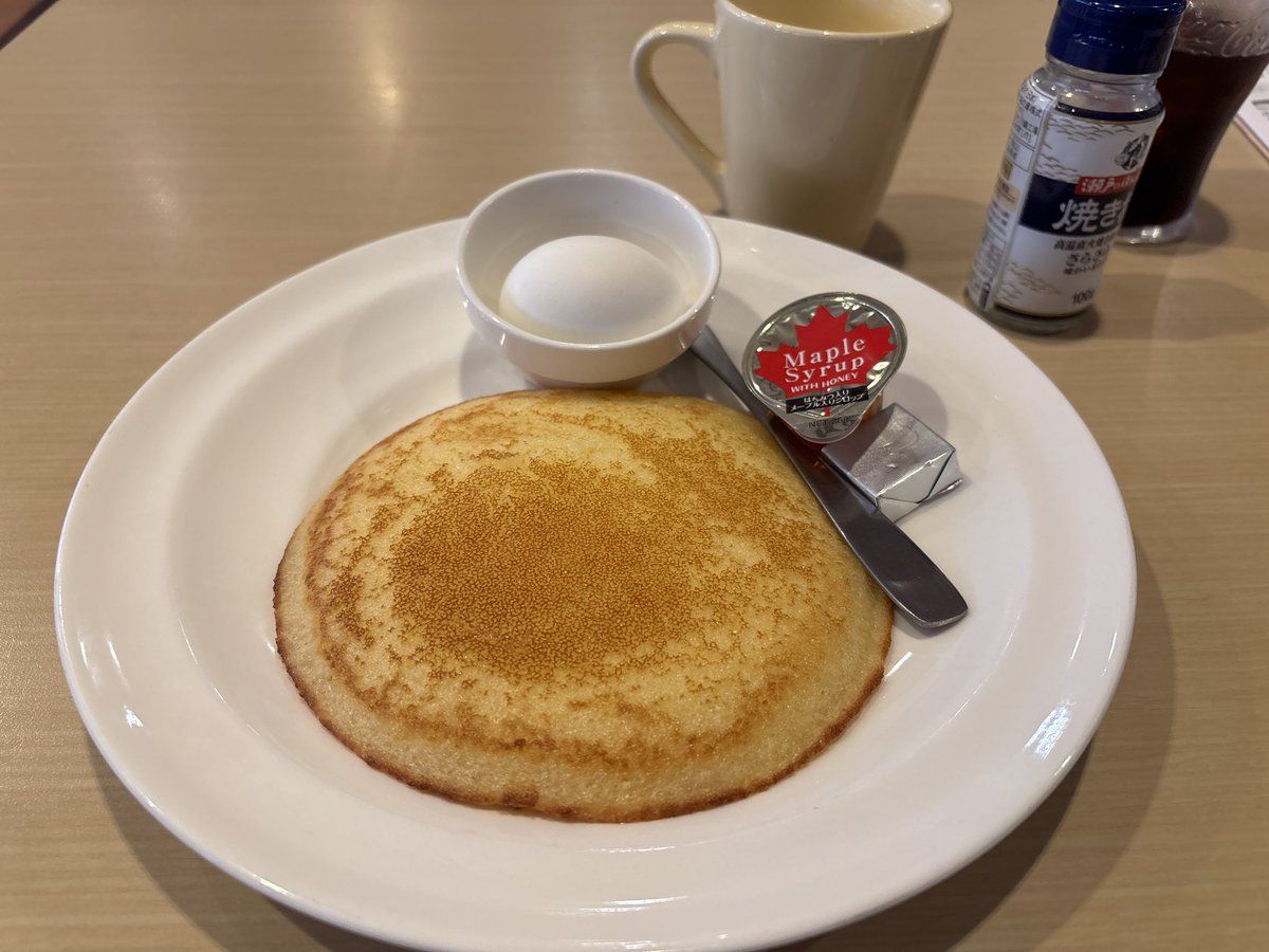 maki_NM__'s tweet photo. 朝一の予定が急に変わってしまったのでまったりモーニングを食べました https://t.co/odGbLuSNAS