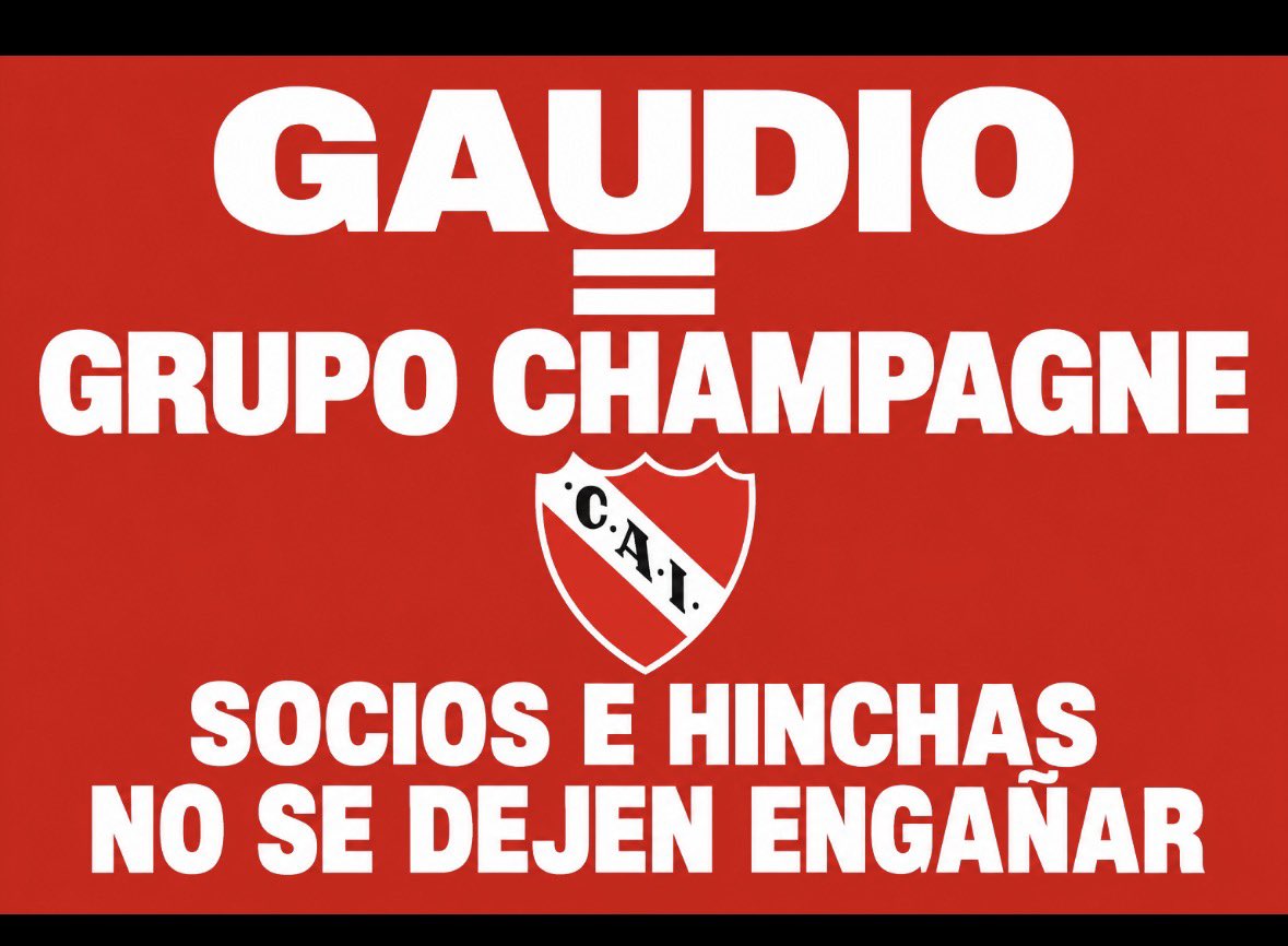 XPorVosLaVida's tweet photo. @GDIndependiente @RodrigoGadano https://t.co/IkQDDJZR7J