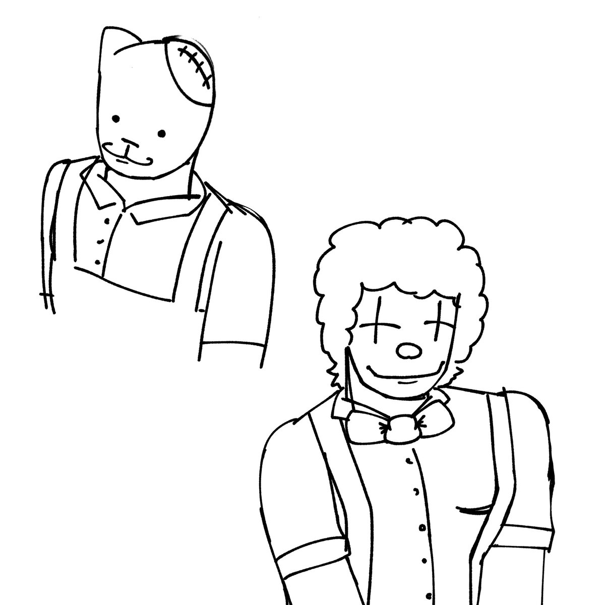 TheNamelessNick's tweet photo. otherside y extras
#oc #doodles #pose #clown https://t.co/opC2oWdUAg