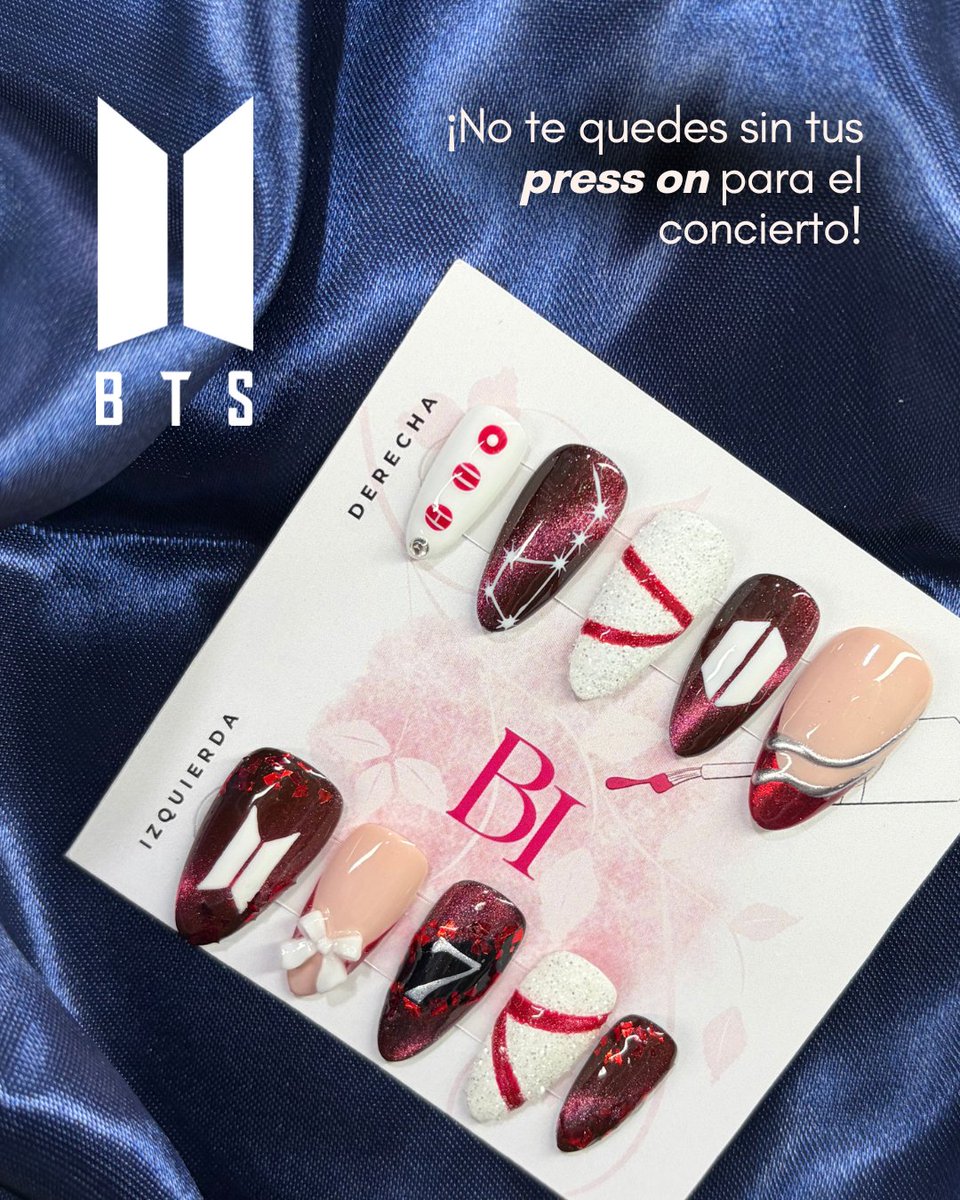 wooscenery_'s tweet photo. armys de mierda, me ayudan con un rt? 💜

mi prima se abrió su estudio de uñas y está haciendo algunas press on para el concierto! 

https://t.co/wGoB6ZYv2h

denle amor 💘 

#bts #BTS_WORLDTOUR_ARİRANG
#BTS_ARGENTINA https://t.co/xDvEw01SKh