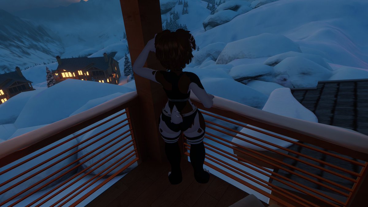WildingDoggo's tweet photo. Relaxing at a snowy cabin is such a lovely feeling. Wish someone was here to share it with~
#vrlewd #vrchatnsfw #vrnsfw #3Dlewd #subby #vrbooty https://t.co/QQpl02GrMl