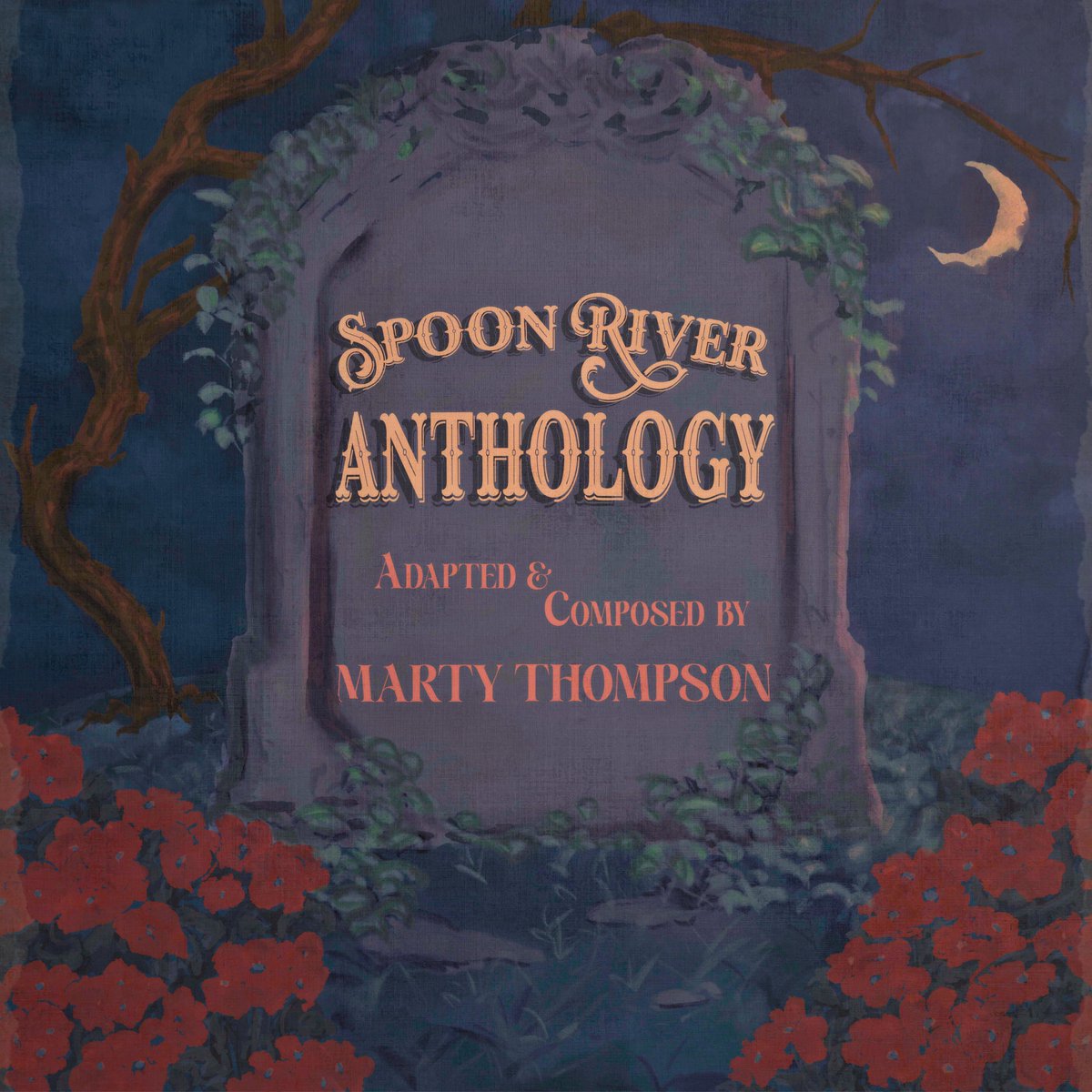 martysongs's tweet photo. Official art reveal for Spoon River Anthology, painted by my daughter Sage Thompson. 1915 Victorian letterpress meets concert poster psychedelia. 4 days until release.
Pre-save: https://t.co/RFnpq65c8O
#AlbumArt #AlbumCover #Americana https://t.co/u9hTJjlRG0