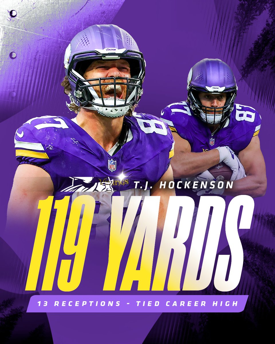 Vikings's tweet photo. What a day, @TheeHOCK8 🫡 https://t.co/sQaaxHAp3G