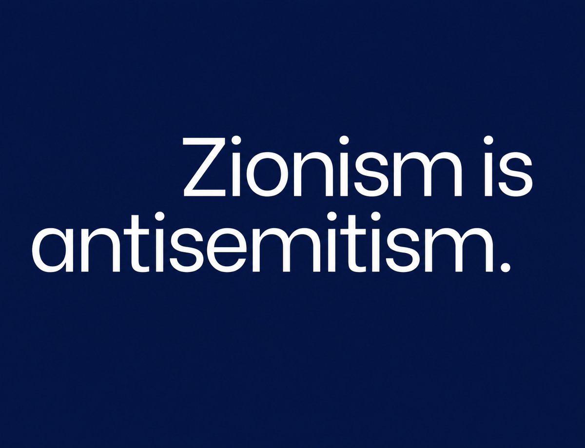 voiceofrabbis's tweet photo. Judaism is a 3,500 year old religion

Zionism is a 150 year old settler-colonial ideology

Conflating the two is absurd and antisemitic

The people who do it the most are Zionists and antisemites because its in their interest. https://t.co/lkg3hkcBXM