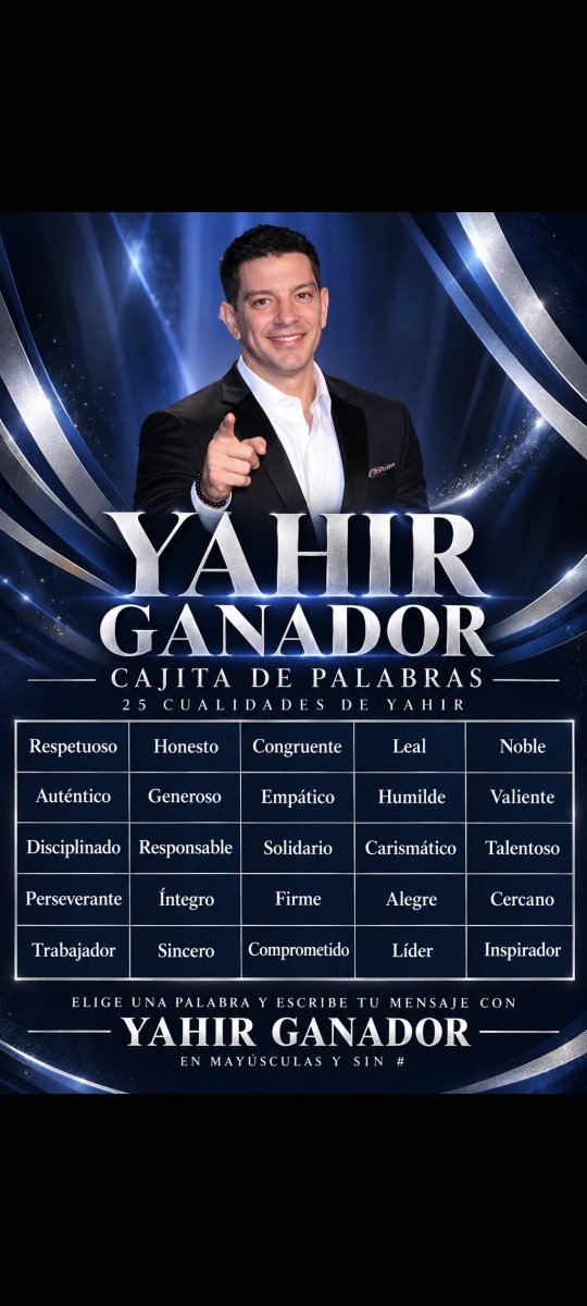 AleLopez07ags's tweet photo. Por si entrega YAHIR GANADOR https://t.co/yK5omNnU7e