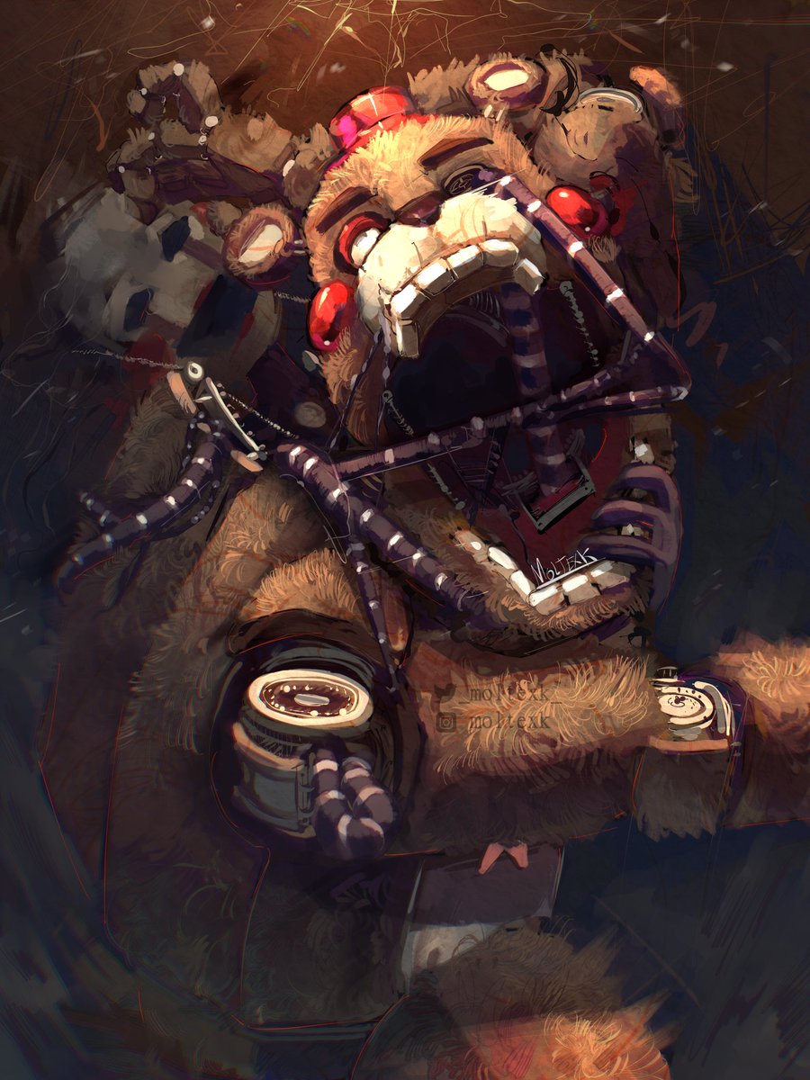 _Moltexk_'s tweet photo. hey, there's something crawling on your back-
#fnafanart #fanart https://t.co/5suLiBD2lk