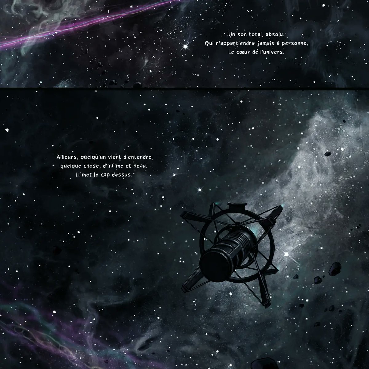 Daft_Wub's tweet photo. Some comic panels from the upcoming Metal Hurlant Daft Punk issue https://t.co/Uen2JxLTHz