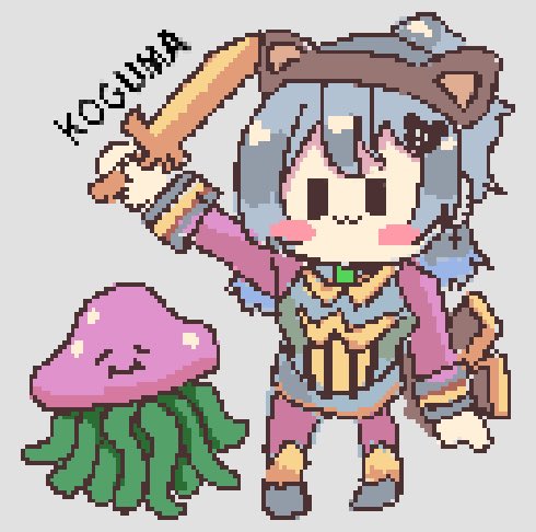 kogumapuuuuu's tweet photo. 鮫島恭介さん (@SamejimaK444 )
に描いていただいたイラスト
まじで可愛いありがとうございます!
mineRPでずっと一緒にいたベホマスライムと
金ビキニの悪魔とぶり鯖での出会いに感謝🫶
#MineRP https://t.co/gqOMjNalty