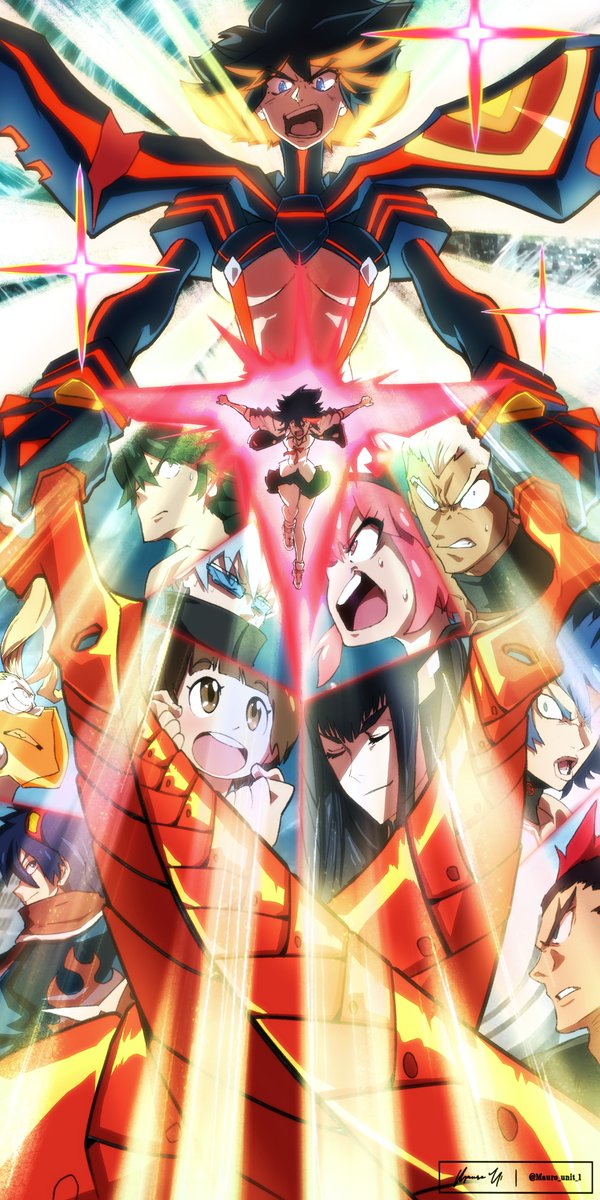 Mauro_unit_1's tweet photo. Happy 13th year anniversary Kill la Kill! ❤️‍🔥✂️ https://t.co/4VLsO6185D