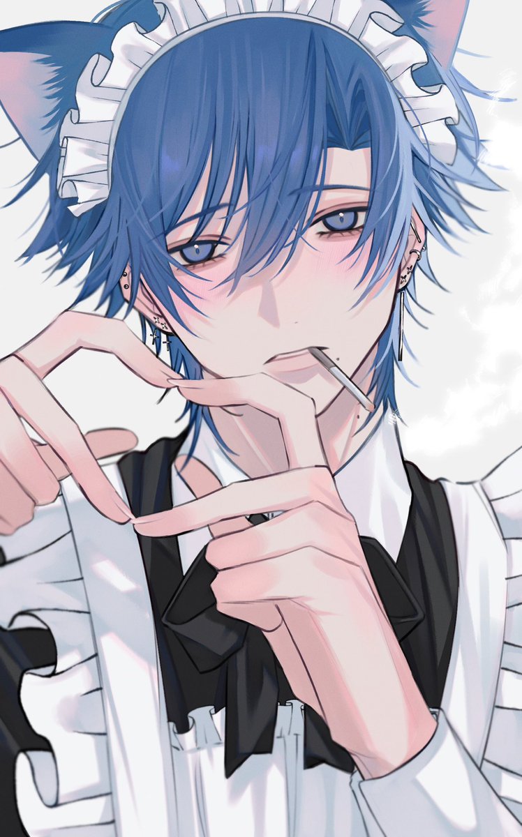 yu2u_k01me's tweet photo. 🫶💙 ＆ 🫰🏻🖤

 #illustration  #創作男子 https://t.co/zxyDgpsbjP