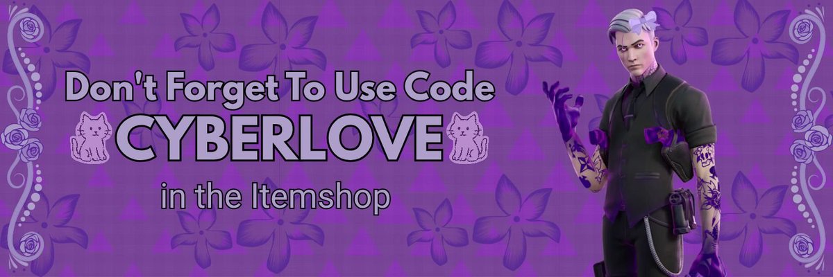 Evana2077's tweet photo. MY MAN IS BACK !!! 💜💜
Pls consider using my code if ur buying him or anything else in the shop !!!
#fortnite #ad #epicpartner #creatorcode https://t.co/UkFV6HNIzu
