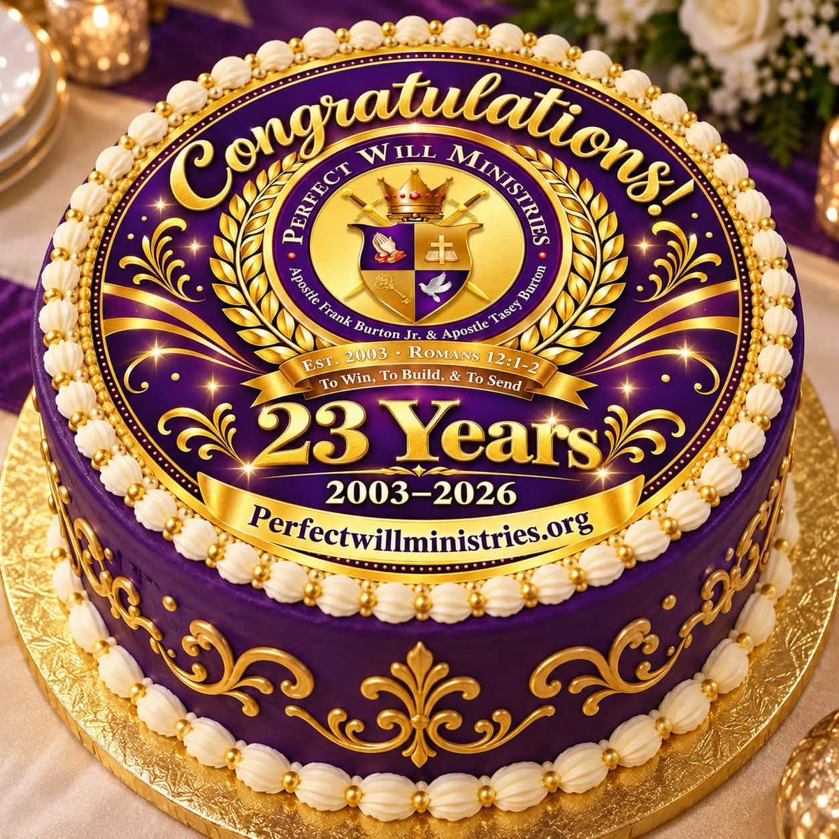 ApostleFrank's tweet photo. This is what happens when my Perfect Will Ministries collides with my Wilmu Family for our 23rd Pastoral Anniversary!

THE RESULT = #FreshFire https://t.co/tzgzwCDae9