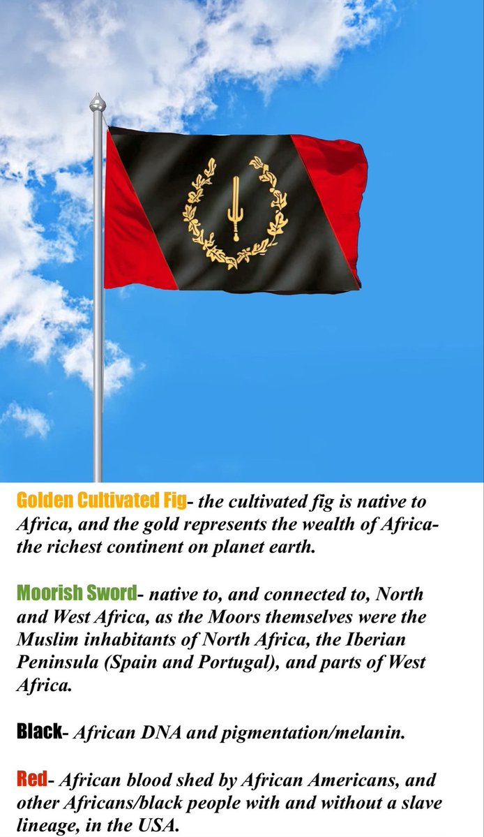 Tigidoll's tweet photo. @WiseSkillfulOne The flag you claim a 13yo child slave created, isn’t the current U.S flag, and that child didn’t create ANY FLAG in America’s history. The U.S flag was created by Robert Heft, and the BAH flag symbolizes the African heritage of African-Americans. No FBA sentiments in either one🤣 https://t.co/aEftMdqIS2