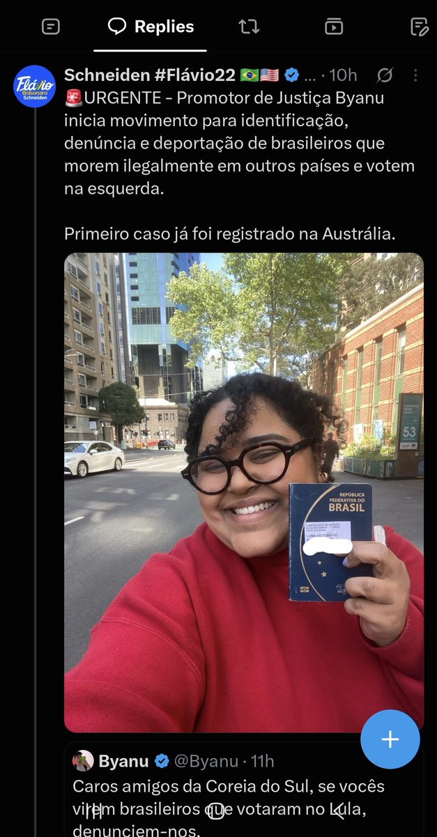samirabmendonca's tweet photo. @marivalentimdf Mais uma investigacao usando a ABIN vai acontecer. Eu vi isso aqui tbem com essa moça na Australia. Nao sei se é verdade. https://t.co/9gMIagCoA3