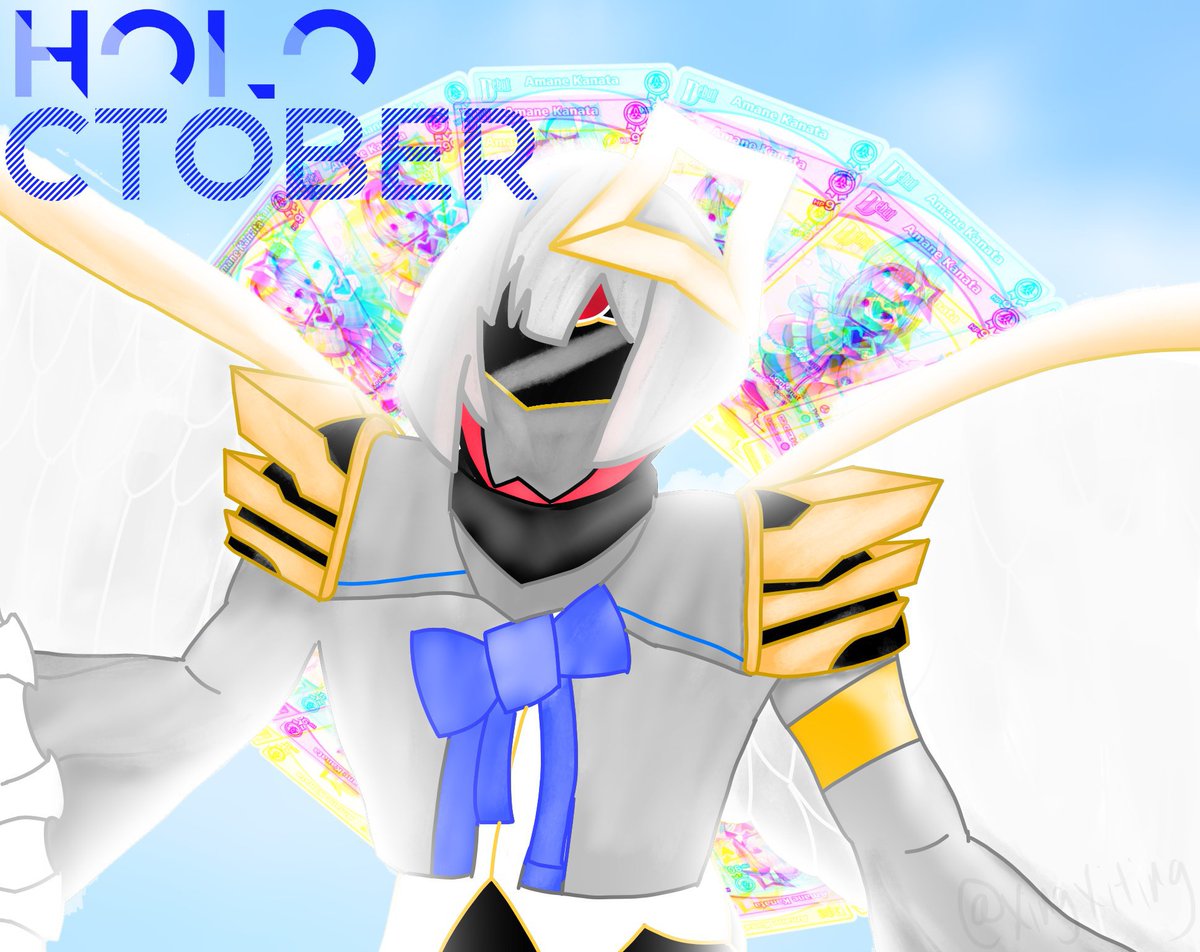 Xingxiting's tweet photo. Day 4: Angel
#holoctober https://t.co/9Vpkdl8x60