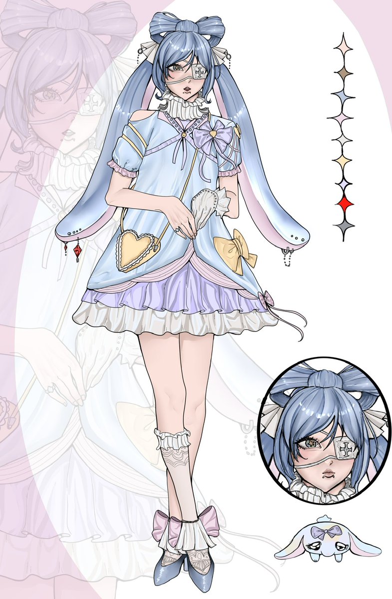 flxurimai's tweet photo. bidding for these two closes in 24 hours! 

lolita rabbit is at $21 

vkei sheep at $36 🤍

payment processed through VGen #adoptable #adopts https://t.co/ugQe1Iiwi0