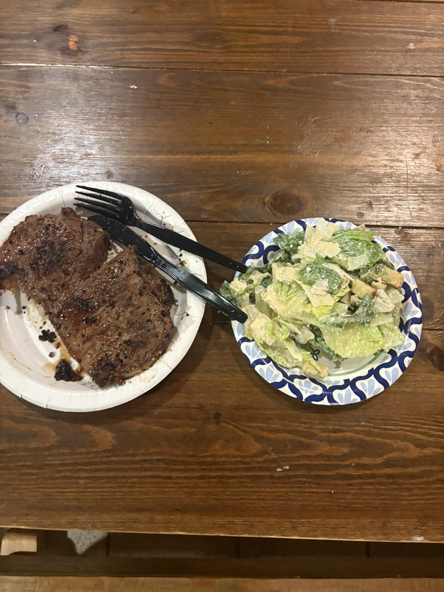 BossHog3000's tweet photo. Rough day for Kole, woke up with the shakes, #foid I’ve been talking to went ghost mode last night pretty sure she went and banged another dude, Raiders lost, anyways Publix steak and salad. #goodeats https://t.co/3hu1T42bcp