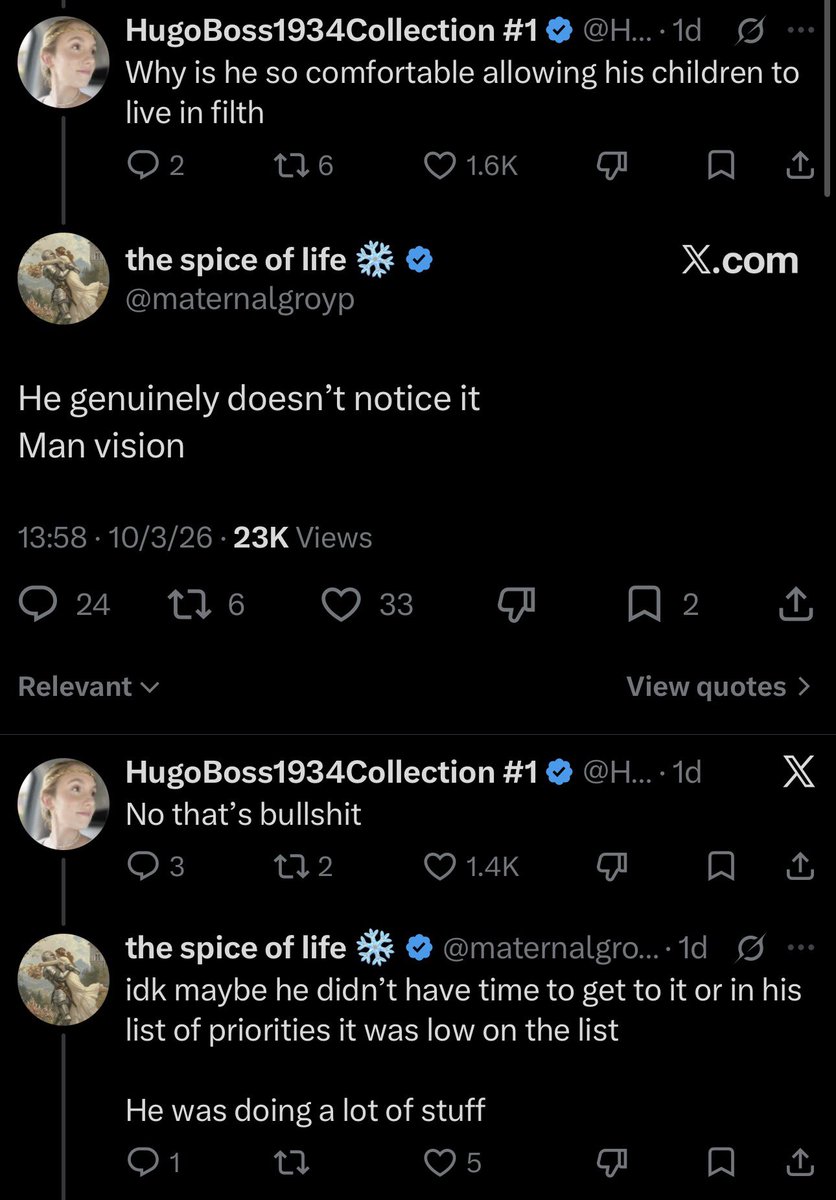 PresidentToguro's tweet photo. I felt bad for maternal groyper until I read this, you live in a shit prison of your own creation https://t.co/B2FoDOuYFZ