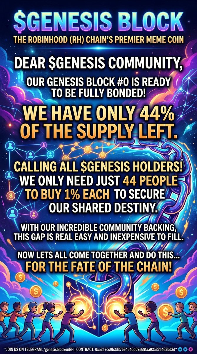 GenesisBlockX's tweet photo. @IAmCryptoWolfy Lets get this done brother .. Community show your strength.... https://t.co/PYUGSAyAEF