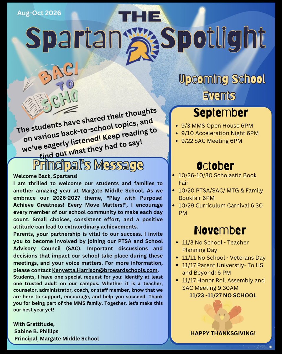 MargateMSSTEM's tweet photo. Weekly Announcements ! https://t.co/sT95F5tpmc