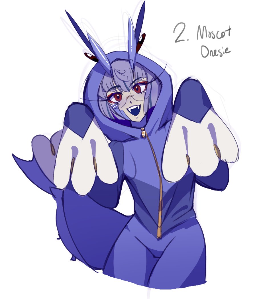 Atya_TepesVT's tweet photo. time for #vtober day two! on day 3 b/c I was rather ill yesterday 💀
no ebi-ones were harmed making this onesie https://t.co/FCyzaR4qU4
