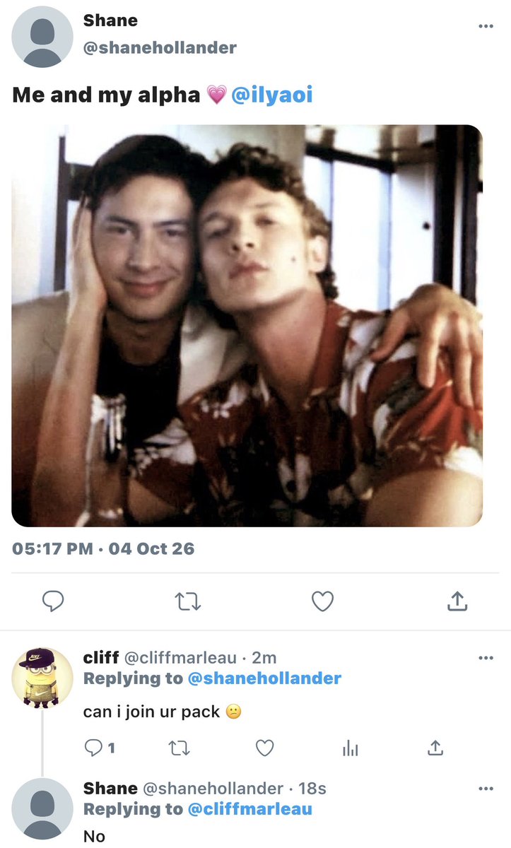 mysweetbuny's tweet photo. Chronically offline Shane learns about the Omegaverse https://t.co/m4RC2Wj6g8