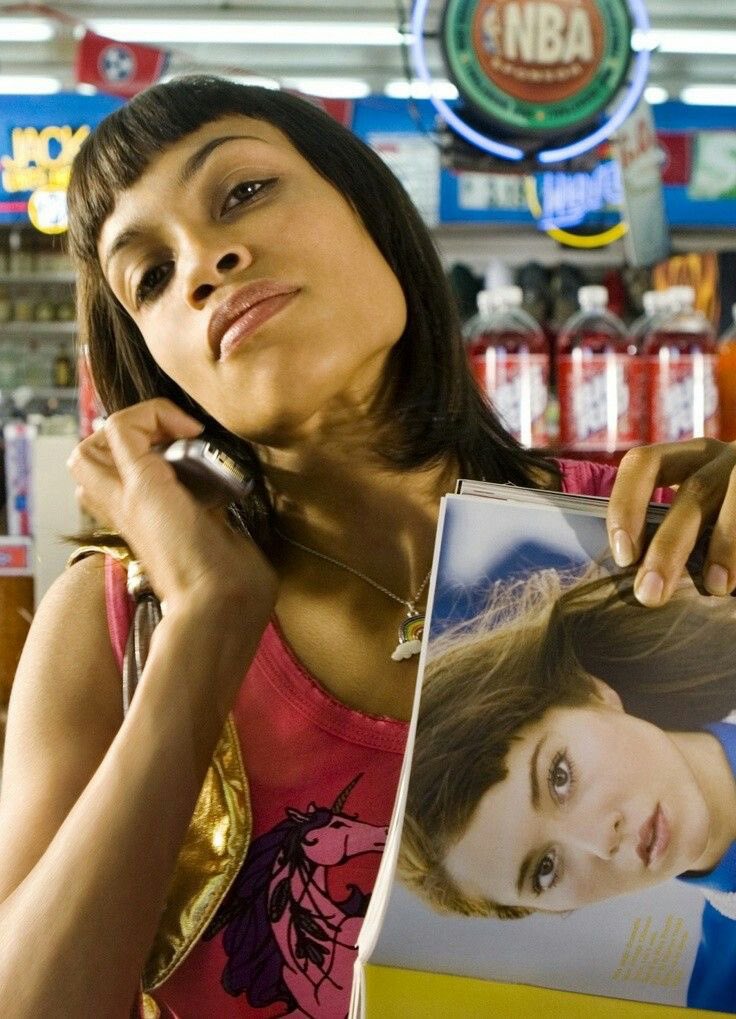 retrocvnty's tweet photo. Rosario Dawson in Death Proof (2007) https://t.co/6yTGVtfc5F