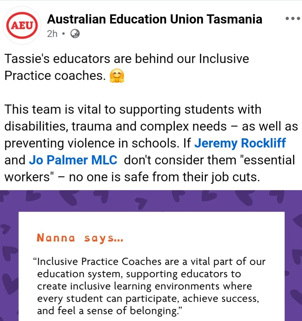 AnonEMousie's tweet photo. #disability #trauma #complexneeds #inclusivepractice #education #cuts #budget  #schoolviolence #politas #essentialworkers #tasmania https://t.co/UumZ8A04f8