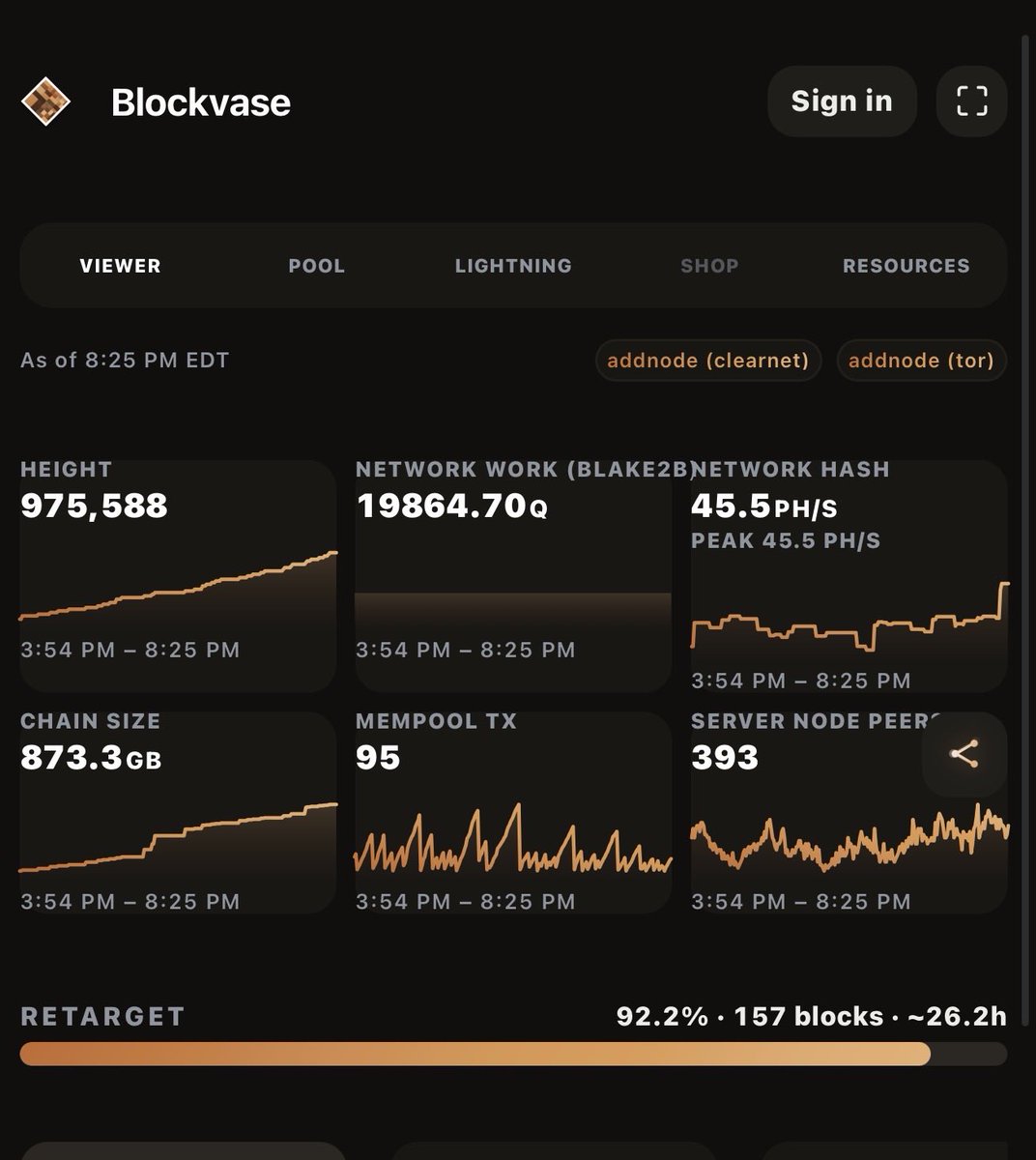 Loadingsats's tweet photo. Bitcoin hashrate just set a new all-time high at 45.5 PH/s

#XBT https://t.co/qxyagA29Pn