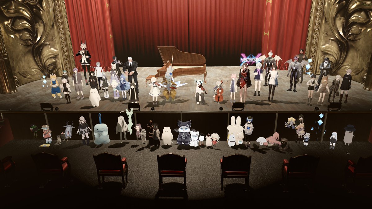 yokuyaki_prim's tweet photo. . \ ♪♪ /
26.10.03
#VR_TdA
/ ♩\
コンサートにお邪魔してきました!
好きなクラシックが聴けて、VRCでこんなに贅沢な体験できるんだ…と感動しました…🥲感激で拍手しまくった!!
また機会があったらぜひ参加したい!ほんとーーに楽しかった!!!!! https://t.co/3ef7Y0pwdY