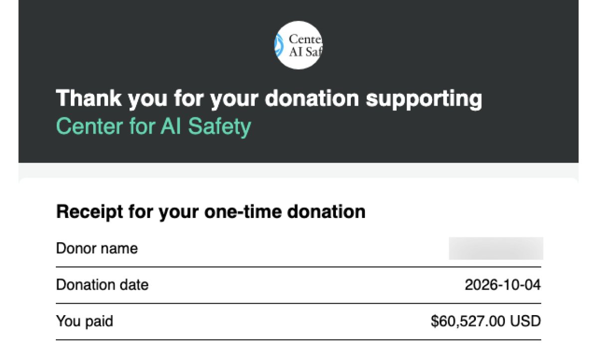 leap_xyz's tweet photo. First donation to @CAIS completed: $60,000 https://t.co/sG3li9UVuC