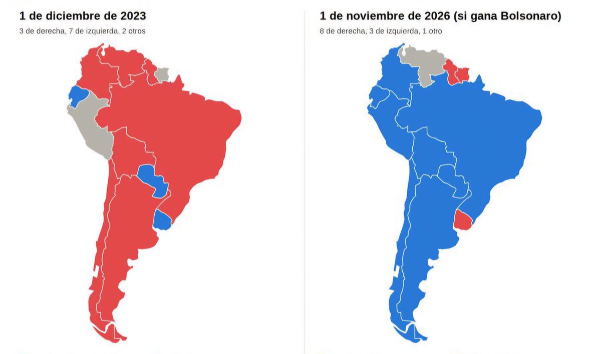 Trumperizar's tweet photo. Sudamerica

Antes de Milei   // Después de Milei https://t.co/lZOrMwqg3S