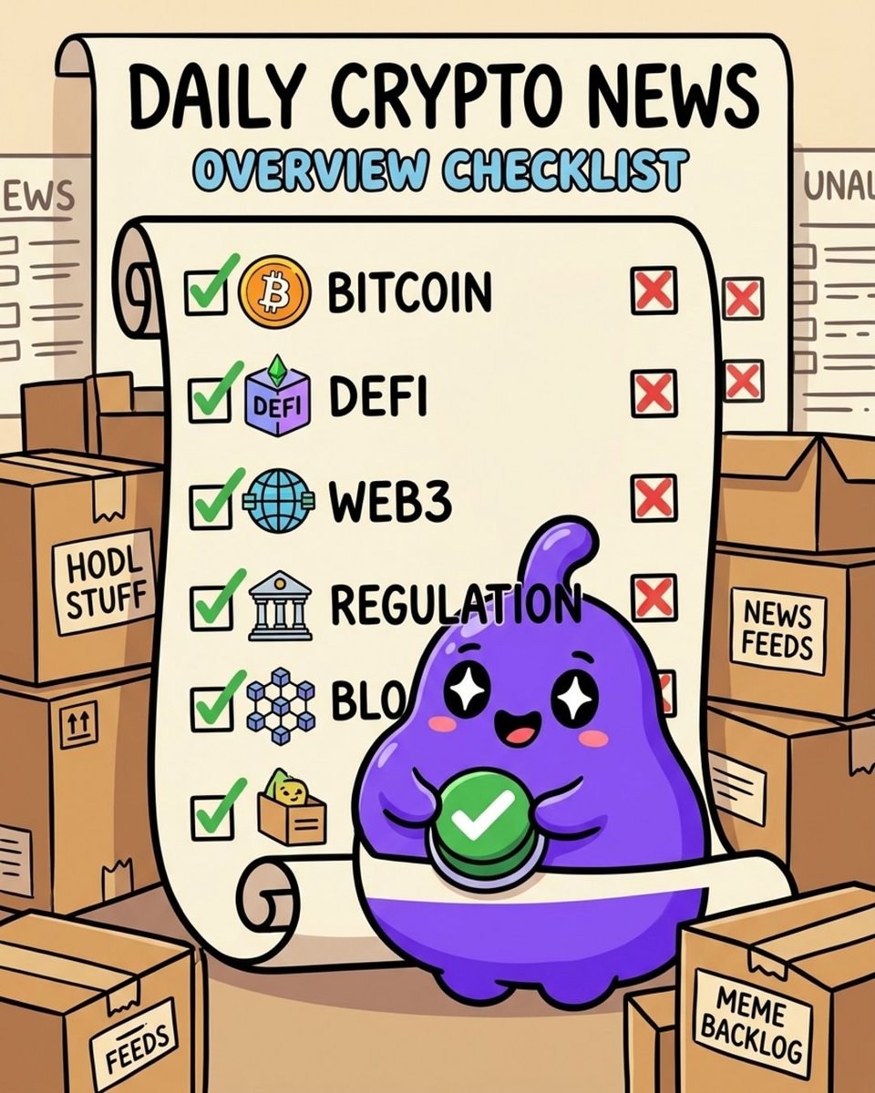 DelHopium's tweet photo. 🟣 Time to check today's crypto news!

Daily updates cover key trends and events affecting Bitcoin price, blockchain, DeFi, Web3, and crypto regulation. Following these daily developments provides an overview of the broader market landscape.

#DelHopium #CryptoNews #CryptoMemes #CryptoTwitter