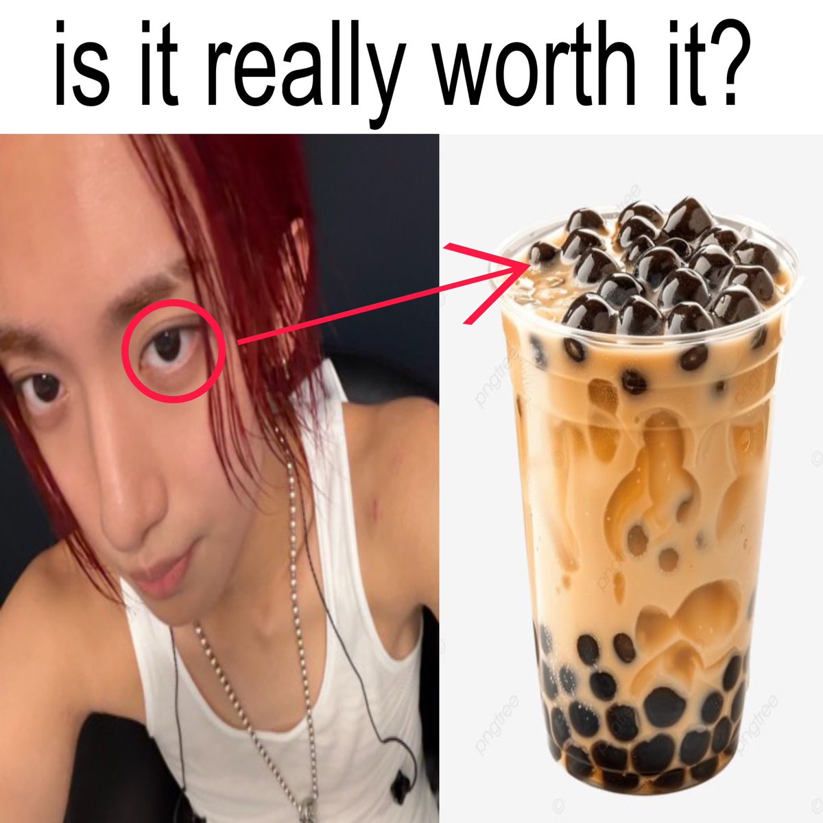 wujinyangi's tweet photo. woojinie boba eyes https://t.co/SPNIkW1Gmp
