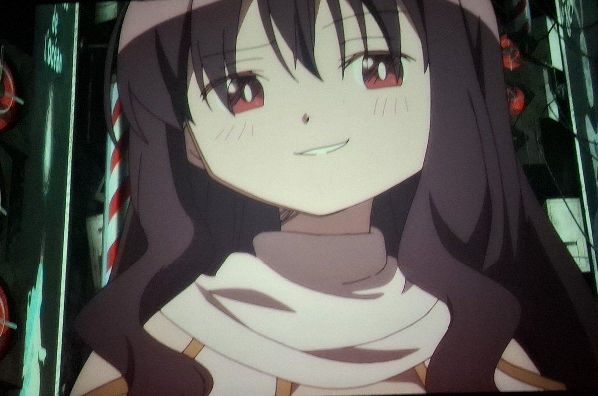 hipsterkyooko's tweet photo. Mi veredicto final de  Walpurgis no Kaiten es 10/10 solo por esta tremenda referencia. ¿Quién animo esto? Quisiera estrechar su mano. https://t.co/lXTJ8thBrl