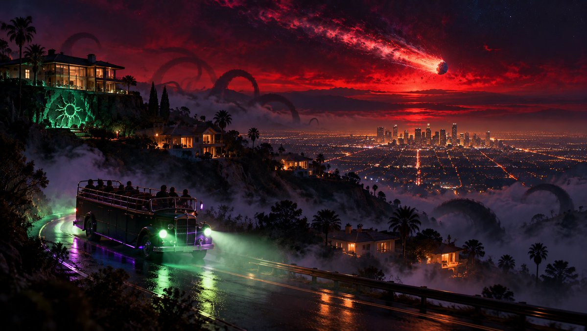 mykingcrypto's tweet photo. The Sandbox founders are making a horror film, and they've tied a 3,000-piece NFT collection to it.

HOLLYWOOD HILLS is a space horror thriller built around the Dead & Famous bus tour, a real night route through Los Angeles past the houses where the famous died. Tonight the bus goes off route. It's the first feature film from Arthur Madrid and Sébastien Borget, the founders of The Sandbox.

HOW IT WORKS

This is not a free mint. It's a film investment campaign. You put in money, and you get two things:

1. A share of the film's revenue
2. A "Villa" NFT: 3,000 in total, in four rarity tiers (Common, Uncommon, Rare, Legendary)

Each Villa holds a unique piece of evidence. Put them together and the mystery can be solved. Holders also get a private Discord with behind-the-scenes drops, access to the Black Fire Archive investigation game, and early access to the comic prequel. Legendary Villas can become canon in the story itself.

THE NUMBERS

- Entry from $200 (Common Villa)
- Higher tiers get rarer Villas, credits, screenings and other perks
- Investors are paid back 120% first, then profits split 50/50 with the producers
- Payouts quarterly for the first 3 years after the film starts earning, then annually
- Must be 18+

DATES

- Oct 6: full terms published
- Oct 8: investment window opens
- Waitlist is open now

WORTH KNOWING BEFORE YOU JUMP IN

- You're buying a stake in a film, not a collectible. If the film doesn't earn, there's nothing to pay out
- Money can be locked up for years
- Don't judge it until the full terms are out on Oct 6
- Check whether the offer is available in your country
- Never invest more than you can afford to lose

The mystery is interesting and the team has real film credits, so it's worth watching. Just treat it as an investment, not a lottery ticket.

Waitlist: https://t.co/PiOh4oOaIp

This is not financial advice. DYOR.