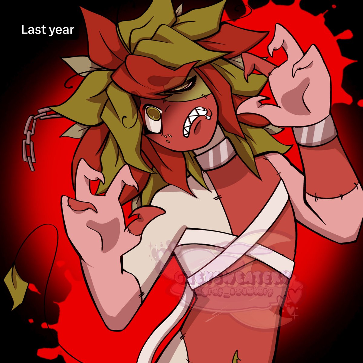 grey_sweatery's tweet photo. Had to do a redraw of my old Beastberry Sprout from last year for the Dandy's Halloween Event! :3
#dandysworldsfanart #dandysworldhalloween #sprout https://t.co/iGy31UQ3bs