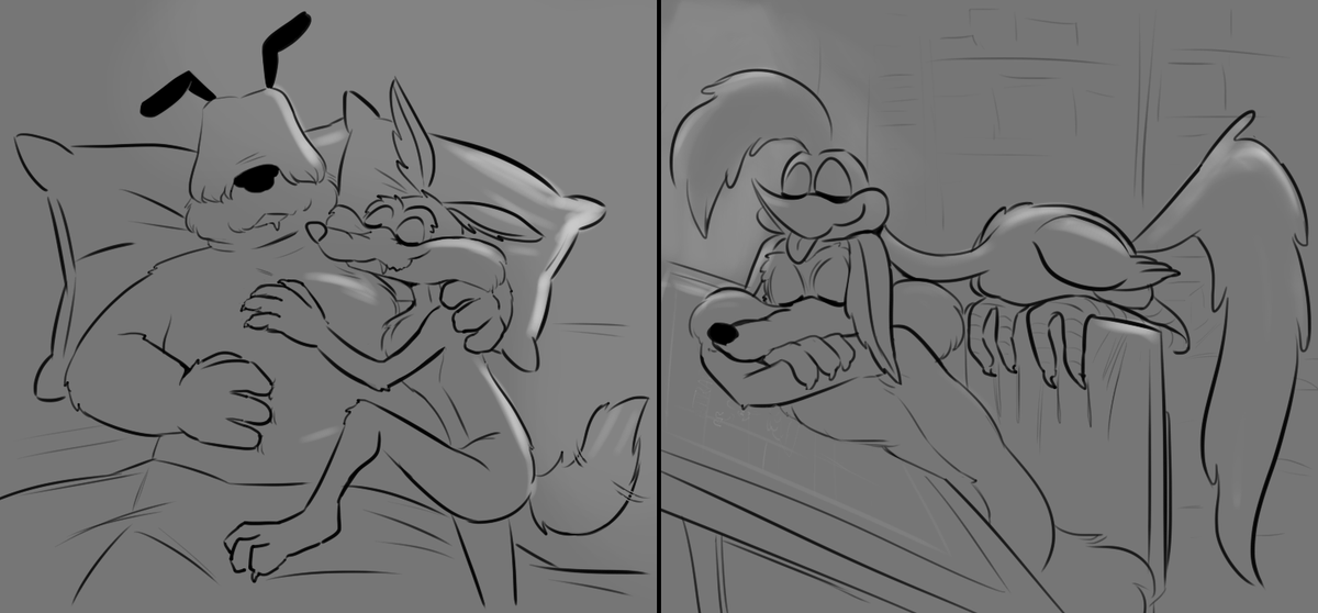 OrangeOceanSky's tweet photo. #sheepwolf #wilerunnerㅤㅤ
Don't worry Wile E. gets to sleep with his husband too, he just doesn't know it. https://t.co/Qr12TV8Q27