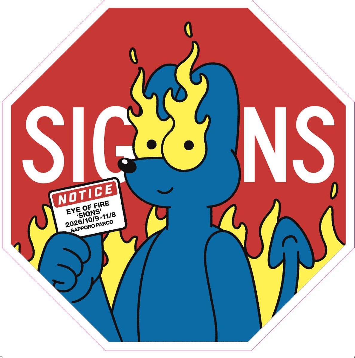 bakumae's tweet photo. いよいよ、今週10/9から札幌PARCOにてEYE OF FIRE SIGNS展始まります。
https://t.co/hbJuPxsCin https://t.co/jqJY80pZ9t