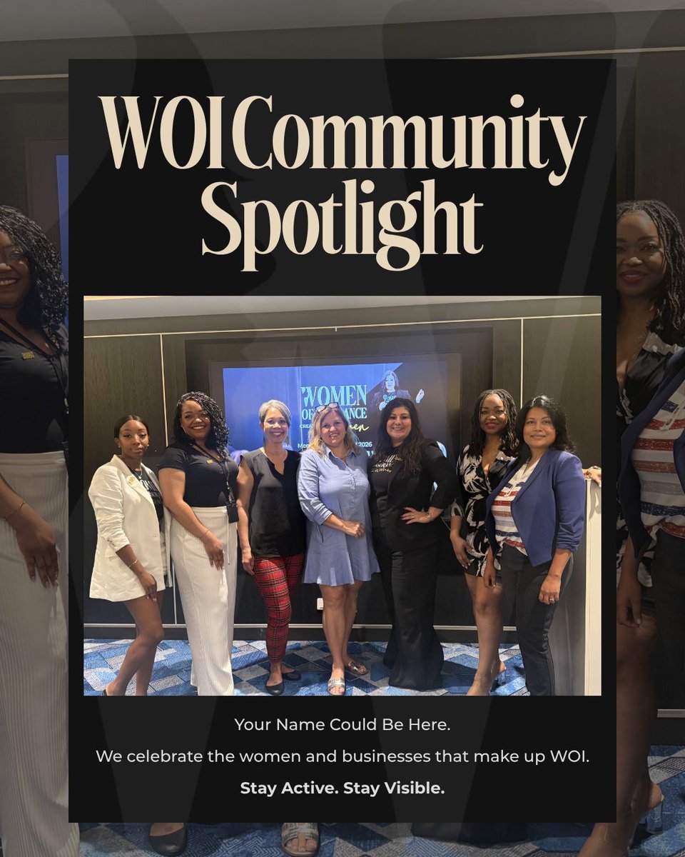 wmnofinsurance's tweet photo. A WOI Community Spotlight.
Celebrating the women who show up, connect, and make this community what it is.
#WomenOfInsurance #WomenInInsurance #WOICommunity https://t.co/1FU6gyKrmX