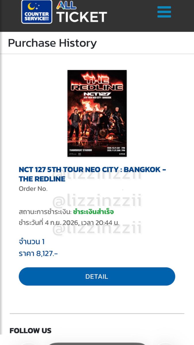 lizzinzzii's tweet photo. ปล่อย/ขายบัตร Vip ❤��� Sun. 1/11 (รอบเมม)

📍Zone LINE2 แถว I2x

💵 7,500 บาท (รับมัดจำ)

*นัดรับหลังแลกบัตรแข็ง (บัตรเราเอง แลกไอจีได้ค่ะ ปล่อยเพราะย้ายโซนคับ)

// สนใจ DM สอบถาม ดูเพ��่มเติมได้นะคะ 🙇🏻‍♀️🙇🏻‍♀️💚

#NCT127_5TH_NEOCITY_BANGKOK_THE_REDLINE #THE_REDLINE_BANGKOK https://t.co/eZO7XhDwW2