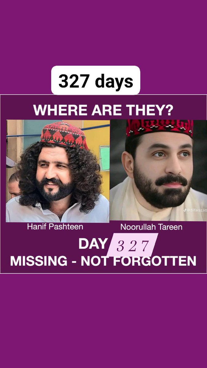 Alikhan18315's tweet photo. Under the colonial state of Pakistan thousands of people along with #PTM leaders are enforcedely disappeared by the inteligence agencies of Pakistan
the intelligence agencies abducted them from Peshawar it has been nearly one year that our comrades are still missing @umerpashtoon https://t.co/3LnfogY94Y