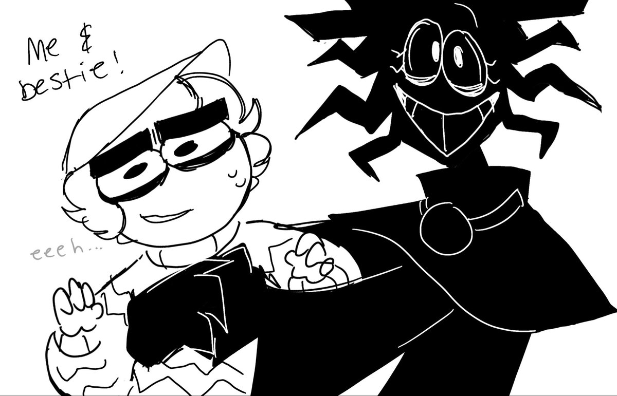 corlborl's tweet photo. shitty doodle bc they are best friends!!!!! awww roy and aspen my favorite duo! https://t.co/2DRzCJjpCu