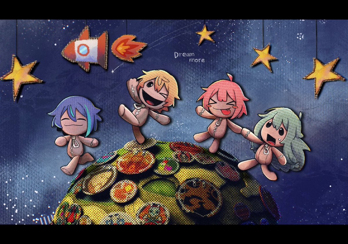Nuggetart_'s tweet photo. Dreamers #prsk_FA https://t.co/fg9bs8V928