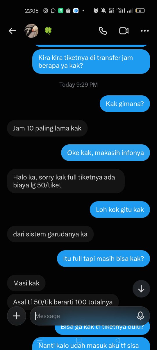 buertekjw's tweet photo. HELP RT

PENIPU TIKET FINAL FIFA ASEAN TIMMAS
@keonshew @keonshes 

Dari awal udah ok tbtb harga naik terus, nawarin refund eh tau tau malah di block 

t. penipu scam skem wts wtb wtt zonauang zona jajan https://t.co/VeGtlCT2jw