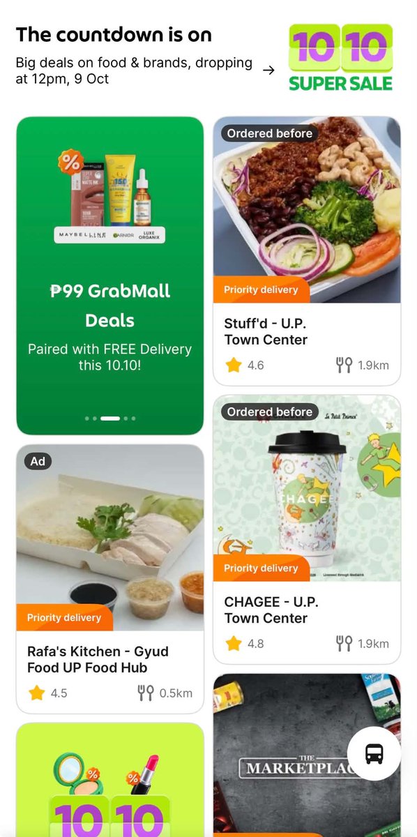 Deeyanuniverse's tweet photo. excited na ako sa Grab 10.10! Lalo na sa GrabMall, ang convenient kasi mag-browse and shop without leaving the house hahaha https://t.co/PJXKV5ox5H