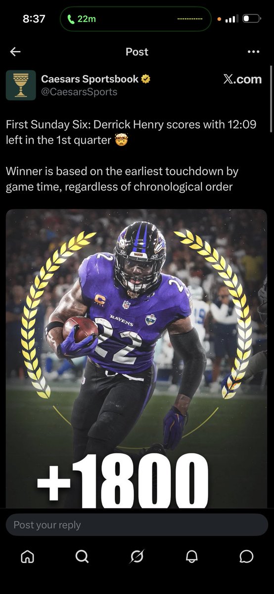 itsbigrodbitchh's tweet photo. @FanDuelSports @NFL @FanDuel_Support  other sports books and even your own agents are confirming it was Derrick can we get this reversed https://t.co/wEUNk2JFIK