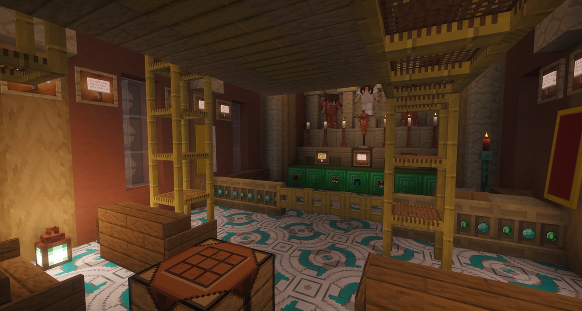 CorpusDominiJMJ's tweet photo. Found this in my old screenshots. I was obsessed with making little chapels in minecraft smp servers months ago https://t.co/B9FECkLGoP